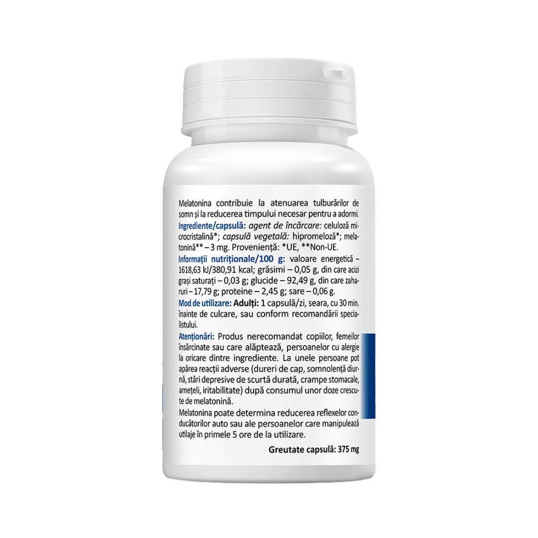 Melatonină 3 mg 30 caps Zenyth