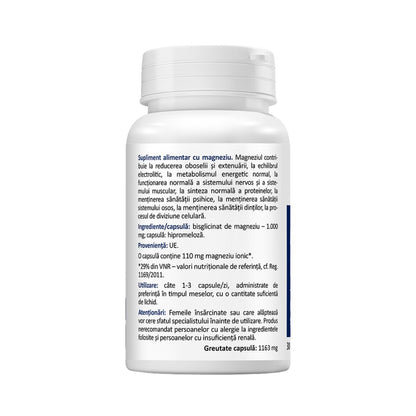 Magneziu  Bisglicinat 1000 mg 30 caps Zenyth
