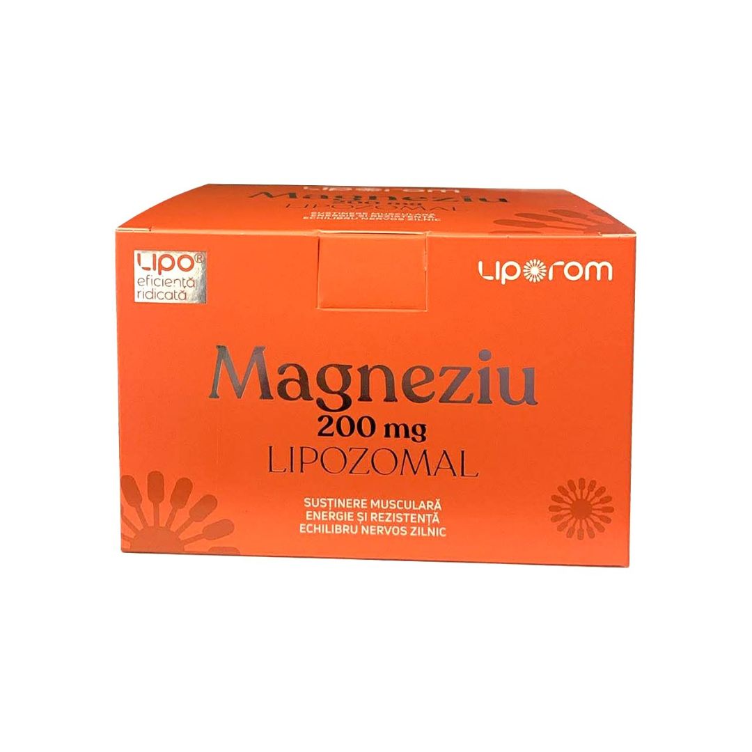 Magneziu Lipozomal 200 mg 30 plicuri Liporom