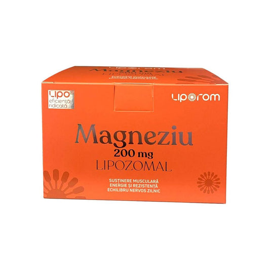 Magneziu Lipozomal 200 mg 30 plicuri Liporom