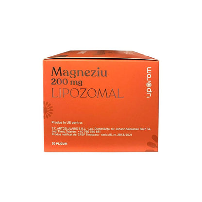 Magneziu Lipozomal 200 mg 30 plicuri Liporom