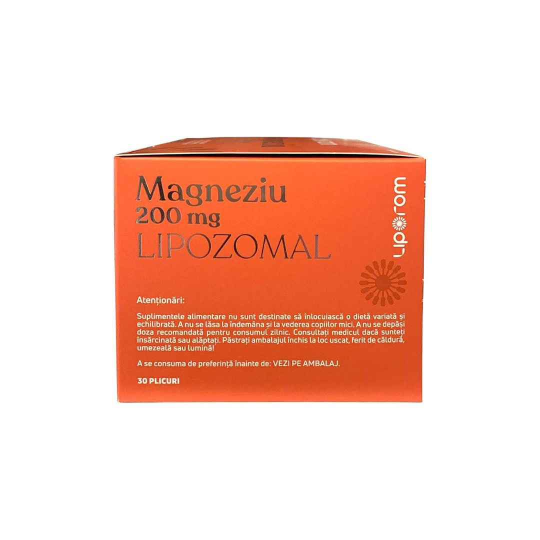 Magneziu Lipozomal 200 mg 30 plicuri Liporom