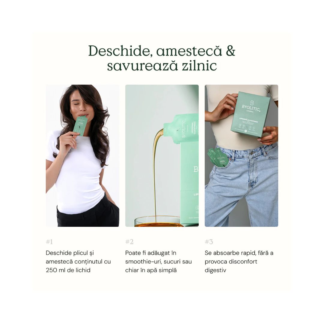 Glutation lipozomal 30 plicuri Byolitic London