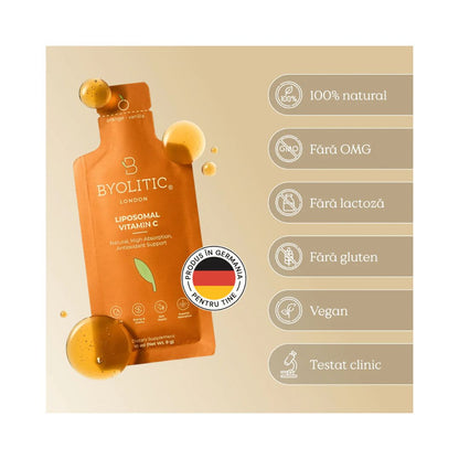 Vitamina C lipozomală 30 plicuri Byolitic London